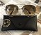 Óculos de Sol Ray-Ban Aviador Rb3026 Lente Marrom Metal Clássico Unissex - Imagem 4