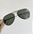 Óculos de Sol Ray-Ban Aviador Blaze Lente Preto Armação Metal Feminino e Masculino - Imagem 2