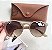 Óculos de Sol Ray-Ban Round Bege Armação Acetato Feminino e Masculino Lançamento - Imagem 1