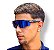 Óculos de Sol Oakley Radar Ev Espelhado Azul Corrida Lançamento Masculino - Imagem 5