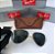 Óculos de Sol Ray Ban Rb3026 Aviador Preto Cristal Metal Dourado Feminino e Masculino Proteção Uv - Imagem 4