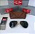 Óculos de Sol Ray Ban Rb3026 Aviador Preto Cristal Metal Dourado Feminino e Masculino Proteção Uv - Imagem 3