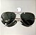 Óculos de Sol Ray Ban Rb3026 Aviador Preto Cristal Metal Dourado Feminino e Masculino Proteção Uv - Imagem 6