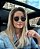 Óculos Ray Ban Round Lente Preto Cristal Metal Dourado Feminino/Masculino Lançamento - Imagem 2