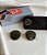 Óculos Ray Ban Round Lente Preto Cristal Metal Dourado Feminino/Masculino Lançamento - Imagem 5