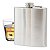 Cantil de Bolso Porta Bebida Whisky aço inox 210ml - Imagem 4