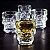 Kit 6 Copos de Shot Caveira Tequila Whisky - Imagem 1