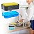 Porta Detergente Dispenser Sabão 2 x 1 para Pia Cozinha - Imagem 1