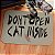 Tapete Decorativo Dont Open Cat Inside  twd - Imagem 1