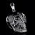 Garrafa de vidro Crystal Head Caveira Skull Crânio 1 litro - Imagem 1