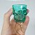 Copo Shot Caveira Skull Dose 50ml - verde - Imagem 2
