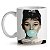 Caneca Retrô Audrey Hepburn - Imagem 2