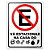 Placa - Proibido Estacionar - 15 x 20 cm - Imagem 1