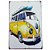 Placa de Metal Decorativa Kombi Surf - 30 x 20 cm - Imagem 1