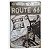 Placa de Metal Route 66 Hi-Way Cafe - 30 x 20 cm - Imagem 1