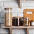 Kit 5 Potes De Vidro Com Tampa Bambu 1800/950/600ml - Imagem 3
