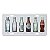 Placa de Metal Decorativa Coca-Cola Bottle Evolution - Imagem 1
