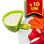 Kit 10 Molheiras Clip Porta Ketchup Molhos - cores sortidas - Imagem 1
