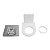 Kit 6 Suportes Adesivos para Frasco Sabonete Líquido Álcool Gel - Imagem 4