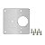 Kit 4 Placas Universais Dobradiça Aço Inox 24 parafusos - Imagem 6