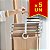 Kit 5 Cabide para Calças Múltiplo Aço Inox 5 espaços - Imagem 1