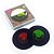 Porta Copos Disco de Vinil Record Coasters em silicone - 2 peças - Imagem 1