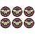 Set porta copos em cortiça Wonder Woman Logo - Imagem 1