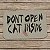 Tapete Decorativo Dont Open Cat Inside  twd - Imagem 5