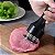 Amaciador Batedor de Carne Bife com Furador Manual Aço Inox - Imagem 2