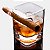 Copo para Whisky com Porta Charuto - Imagem 1