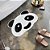 Tapete Esponja de banho Esfregador de Pés macio Panda - Imagem 7