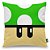 Almofada Gamer Cogumelo Verde 1 Up - Imagem 1