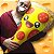 Almofada Gigante Pizza Feliz - Imagem 2