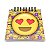 Bloco de Anotações Emoticon - Emoji Amor - Imagem 1