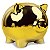 Cofre Porquinho - dourado - Imagem 1