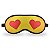 Máscara de Dormir em neoprene - Emoticon Emoji Amor - Imagem 1