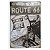 Placa de Metal Route 66 Hi-Way Cafe - 30 x 20 cm - Imagem 1