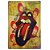 Placa de Metal Decorativa The Rolling Stones - 30 x 20 cm - Imagem 1