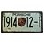 Placa de Metal Decorativa Porsche 1914 - 30,5 x 15,5 cm - Imagem 1