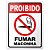 Placa - Proibido fumar maconha - 15 x 20cm - Imagem 1