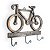 Cabideiro Porta Chaves Rústico Bicicleta - Resina cor cobre - Imagem 1
