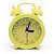 Relógio de mesa Retrô Moderno redondo - amarelo - Imagem 1