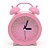 Relógio de mesa Retrô Moderno redondo - rosa - Imagem 1