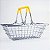 Porta Trecos Mini Cesta de Compras - amarelo - Imagem 1