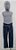 CALÇA JEANS CLOCHARD INFANTIL FEMININA COM CINTO - Imagem 2
