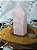 Ponta de Cristal Gerador - Quartzo Rosa 246  Gramas - Sextavado - Imagem 2