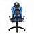 Cadeira Gamer Black Hawk Preta/Azul FORTREK - Imagem 1