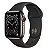 Apple Watch Series 6 (GPS) 40mm Caixa Cinza-Espacial de Alumínio com Pulseira Esportiva Preta - Imagem 1