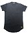 camiseta longline com bolso - Imagem 1