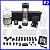 Kit Water Cooler Custom Completo Max Premium INTEL 360mm RGB Tubos Rígidos - Imagem 1